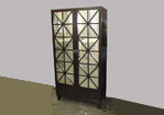 Antique Mirror Armoire