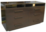 J Green Furniture Dresser with Media Shelf