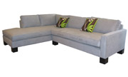 J Green Furniture Block Leg Camden Sectional